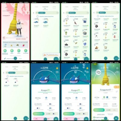 Pokémon go LVL 61 🔥 | 17 SHINY ✨ | 1.7M STARDUST 💰 | KYOGRE + F071