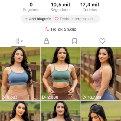 CONTA DO TIKTOK MONETIZADA +10,6K SEGUIDORES (ENGAJADA)