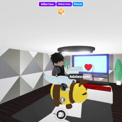 Abelha R Adopt me + Roupa de Brinde (leia a descrição para mais detalhes)