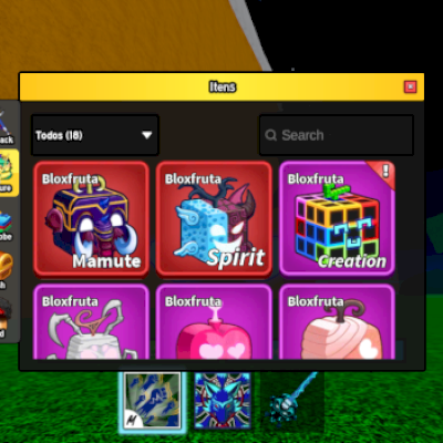 Conta blox fruits, Kitsune Masterizada e Míticas no inventário, God human etc