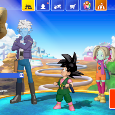 Conta Dragon Ball Gekishin Squadra 20 heróis + 100 gemas e +40 animações raras