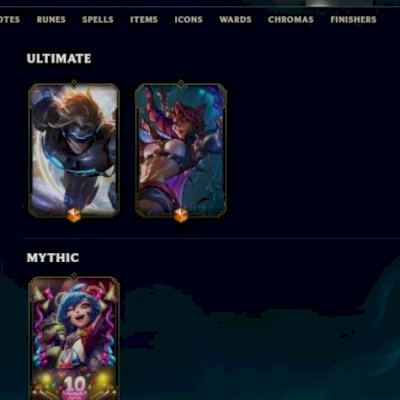 Vendo conta Riot Games LoL/Valorant Todos os Campeões e mais de 100 skins.