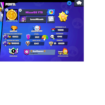 CONTA BRAWL STARS FULL +60 TÍTULOS - BETA - PRESTÍGIO - MESTRE - MELHORES SKINS