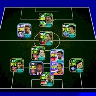 Conta de Efootball com épicos