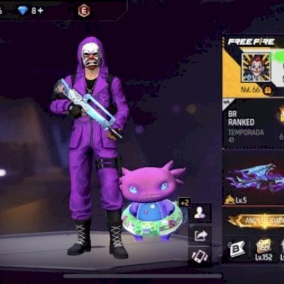 CONTA FREE FIRE GEMADA