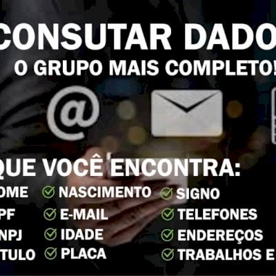 Grupo De Consulta Completo Vitalicia - Cpf,Tel,Placa E Mais