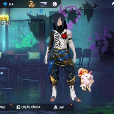 Conta FF com 1 ano um pouco gemada