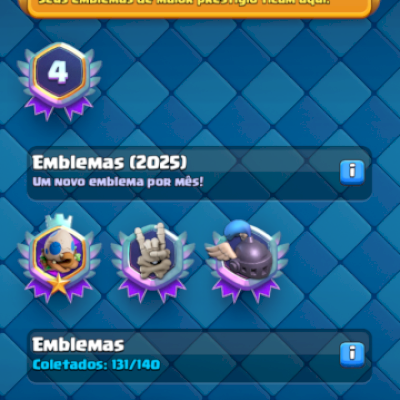 Conta clash royale 12k troféus, cartas level 16