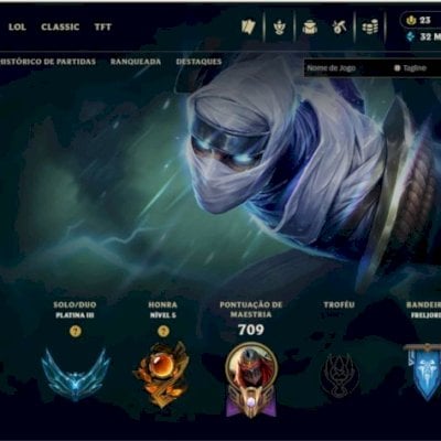 Venda de conta de LOL acc de 2013