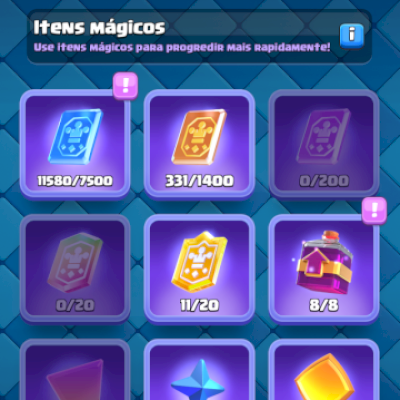 Conta 11.7 K/ Rei 15/2.2M ouro/952 Gemas/Deck meta Full 16/F2P 2015