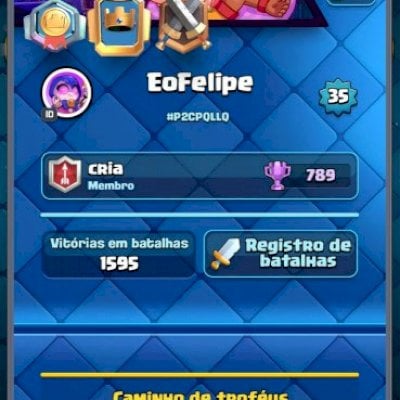 Conta Clash Royale 8 anos de jogo.