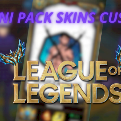 Mini Pack Skin Custom (Cyan e Midnight) - League Of Legends