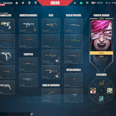 vendo conta de valorant