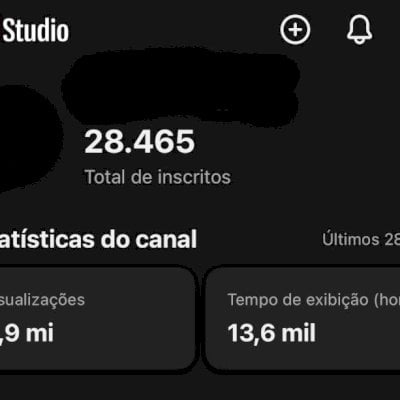 Canal YouTube 28K de inscritos.