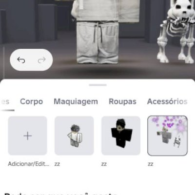 Conta Roblox com progressos em jogos incluindo bloxfruits. Skins emotes e etc..