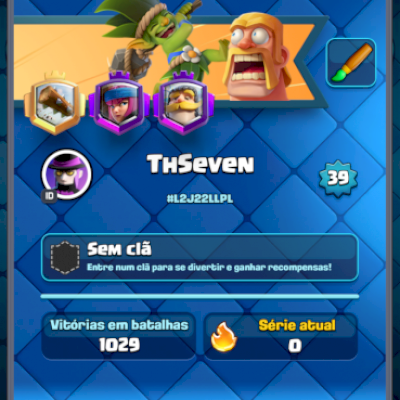 Conta clash royale 6 evoluções, ta barata pra ir logo