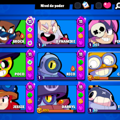 🔥 BRAWL STARS 68K TROFÉUS | 107/107 BRAWLERS | +DE 100 REAIS GASTOS| +50 MAXIMO
