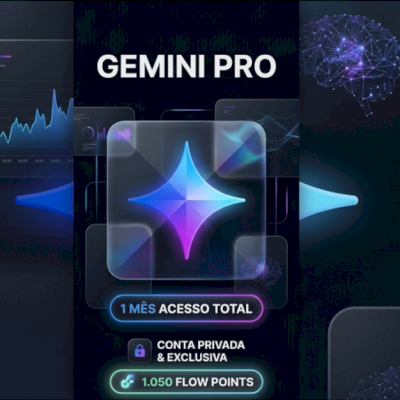 CONTA GEMINI PRO (1 MÊS) CONTA PRIVADA