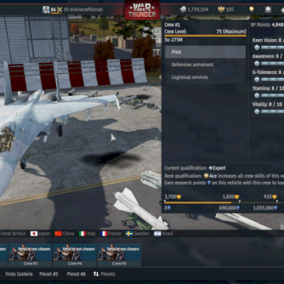 Conta de War Thunder com su-27sm