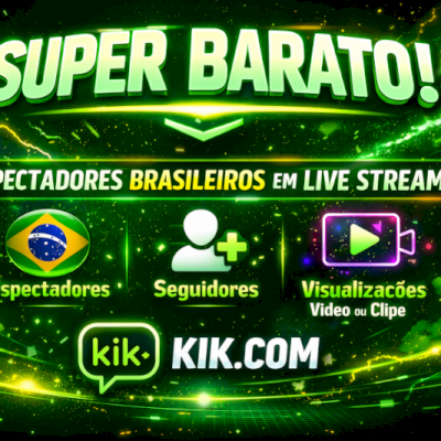 🚀 Impulsione sua Live na Kick com Seguidores, Views e Espectadores Reais