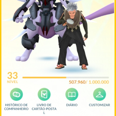 Conta de pokémon go muito rara!