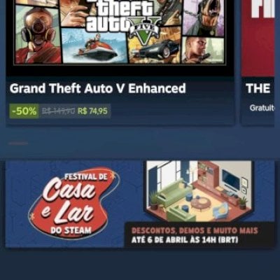 Conta Steam com 15 anos, R$760 de saldo e vários jogos