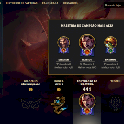 CONTA LEAGUE OF LEGENDS FULL ACESSO - LEVEL 46 - 141 SKINS - 150+ CAMPEÕES