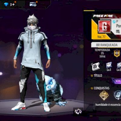Conta Gemada 31 passe De elite nível 77 Conta gemada mesmo