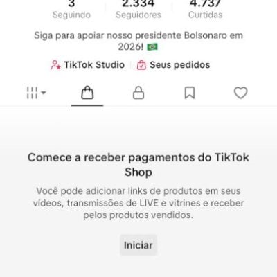 Conta BR com +2k de seguidores - Com Shop Ativo
