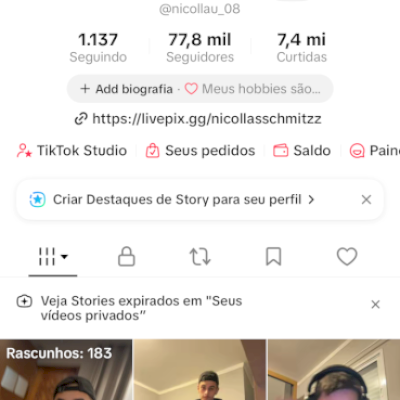 Conta Tiktok