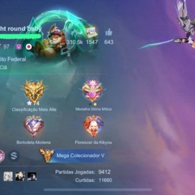 Vendo conta main mago no jogo mobile legends