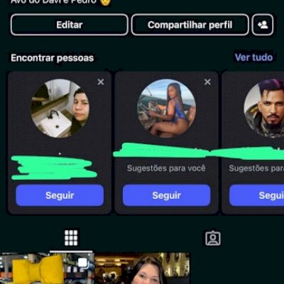 Perfil de Instagram Montado Antiga Sem Tag Novo