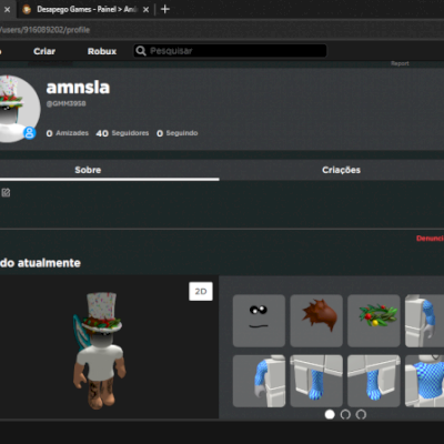 CONTA ROBLOX COM LIMITEDS E 224 ROBUX NA CONTA! NO TOTAL 2.400 ROBUX GASTOS.