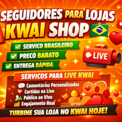 Kwai + BARATO DO SITE_Seguidores 2 reais_Comentários personalizados(VC ESCREVE)
