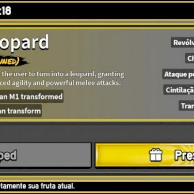 Estou vendo minha conta com Permanente leopard e buddah