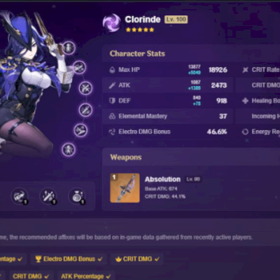 CONTA NIVEL 60 CLORINDE C6 + BISS & 30 PERSONAGENS LIMITADOS (COM CONTA DE ZZZ)
