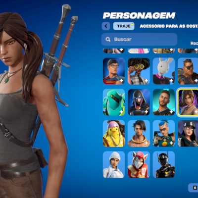 Conta Fortinite | 91 skins | Lara Croft | ENTREGA AUTOMÁTICA!