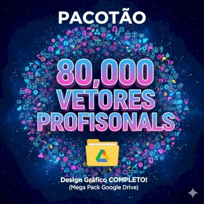 Pacotão 80.000 Vetores Profissionais - Design Gráfico Comple