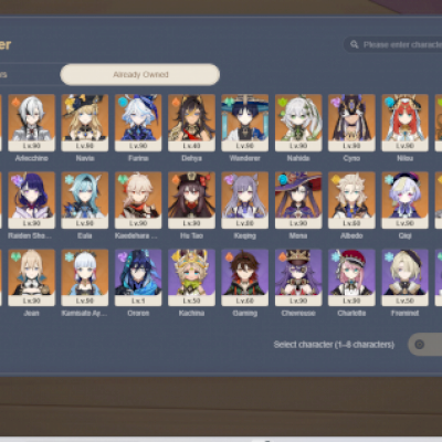 Conta Genshin/Honkai Day1-- ambas nivel maximo ENDGAME/mais de 40 5*/28*armas 5*