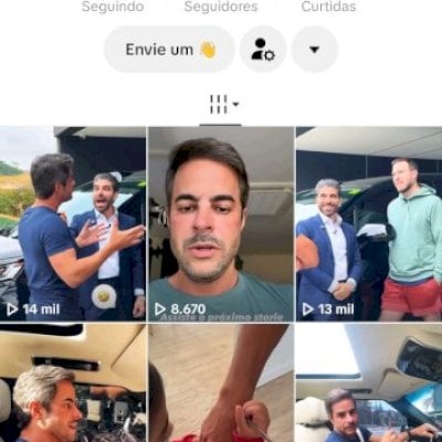 Vendo conta do tik Tok engajada