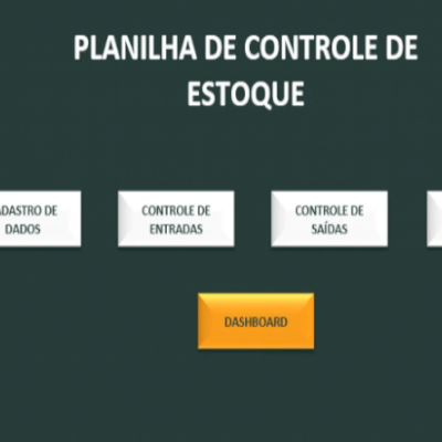 Planilha De Gestão De Estoque Com Dashboard