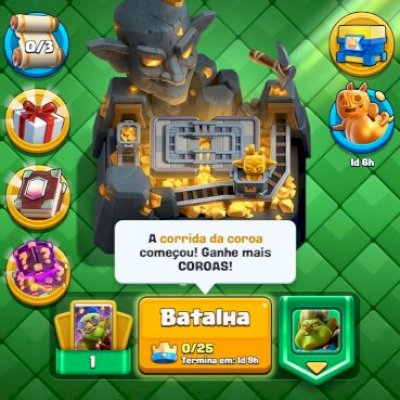Conta Nível 33 com 74 mil de ouro + 1200 gemas clash royale