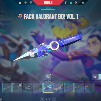 Conta Valorant Ascendente 1 com várias skins e todos os operadores.