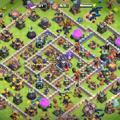 🔥 CONTA CLASH OF CLANS – CV15 / MUITAS ESTRELAS DE GUERRA | CONTA ANTIGA 🔥