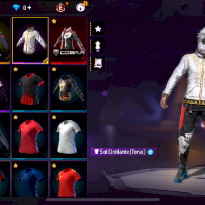 Vende se conta de free fire Com [ BANDEIRAO, ANGELICAL VERMELHA ] face perdido