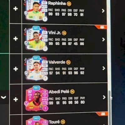 CONTA COM EA FC E COM O MELHOR TIME DO JOGO!