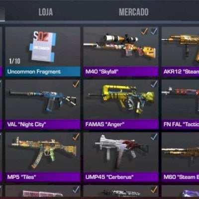 Conta standoff lv 20 com skins raras