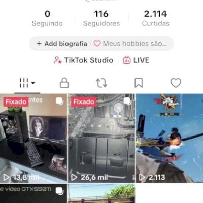 CONTA PARA FAZER LIVE OU VÍDEO NO PRECINHO