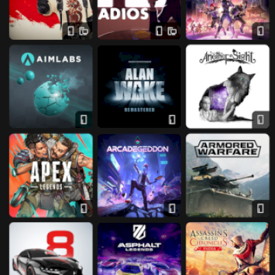 Conta Xbox recheada de jogos