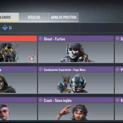 Conta call of duty(mobile) com ghost mítico e ak117